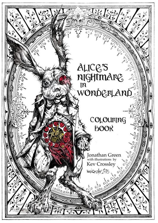 Produktbild: Alice's Nightmare in Wonderland Colouring Book