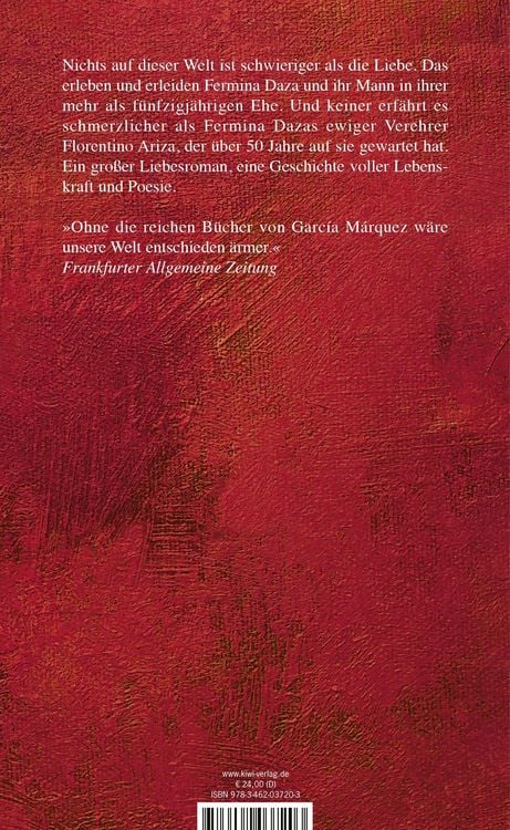 Produktbild: Die Liebe in Zeiten der Cholera