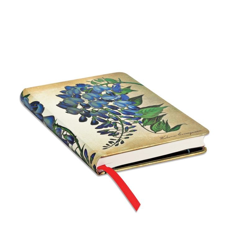 Produktbild: Hardcover Notizbuch Bl&uuml;hende Glyzinie, Mini, Liniert