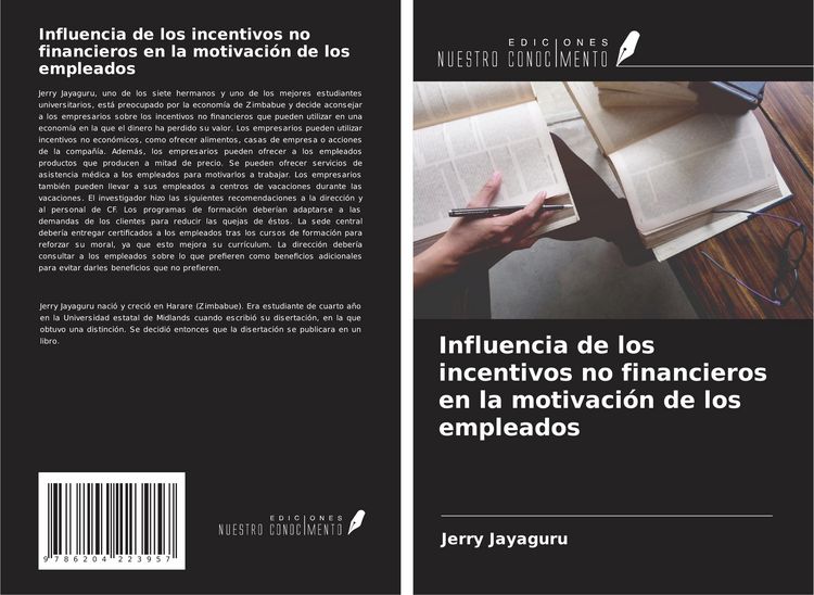 Produktbild: Influencia de los incentivos no financieros en la motivaci&oacute;n de los empleados