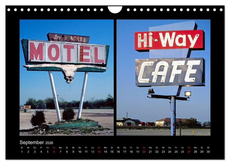 Produktbild: Get Your Kicks on Route 66 (Wandkalender 2026 DIN A4 quer), CALVENDO Monatskalender