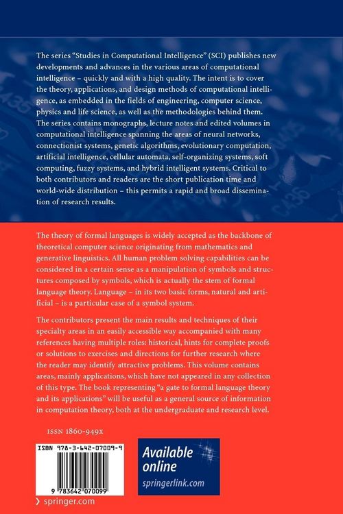 Produktbild: Recent Advances in Formal Languages and Applications