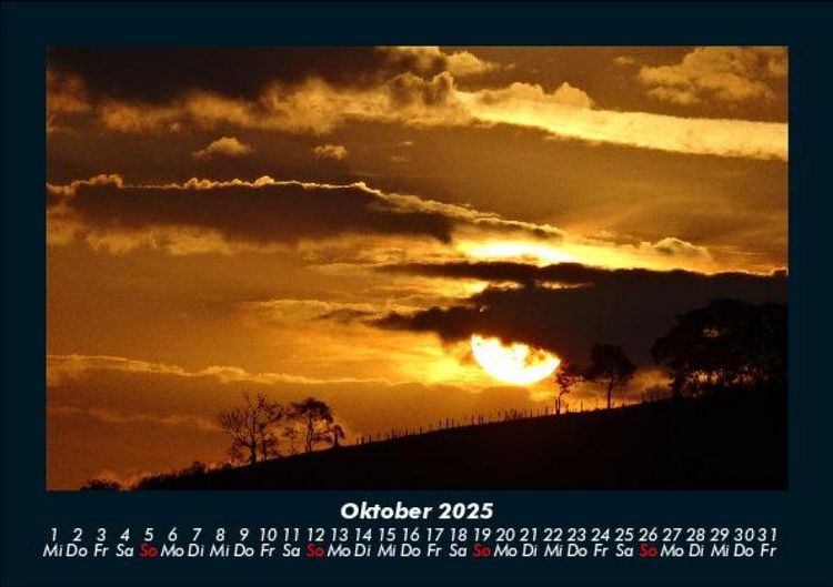 Produktbild: Sonnenuntergang 2025 Fotokalender DIN A5