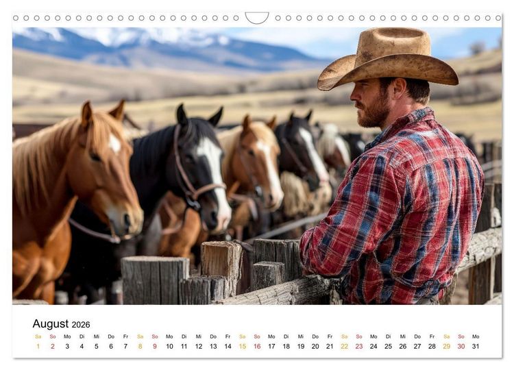 Produktbild: Westernwelt (Wandkalender 2026 DIN A3 quer), CALVENDO Monatskalender