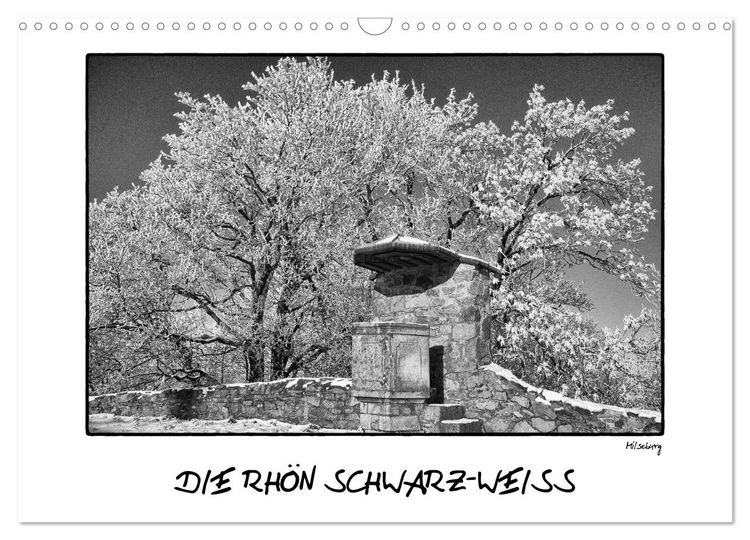 Produktbild: RH&Ouml;N SCHWARZ-WEISS (Wandkalender 2026 DIN A3 quer), CALVENDO Monatskalender