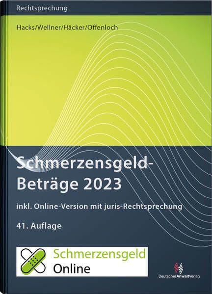 Produktbild: SchmerzensgeldBetr&auml;ge 2023 (Buch mit Online-Zugang)