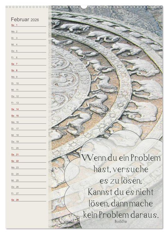 Produktbild: Tempelsch&auml;tze (Wandkalender 2026 DIN A2 hoch), CALVENDO Monatskalender