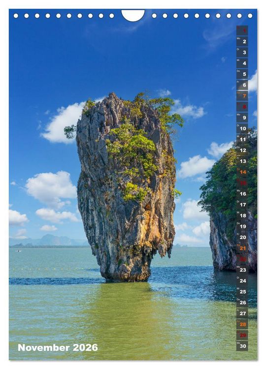 Produktbild: Thailand - Perle Asiens (Wandkalender 2026 DIN A4 hoch), CALVENDO Monatskalender