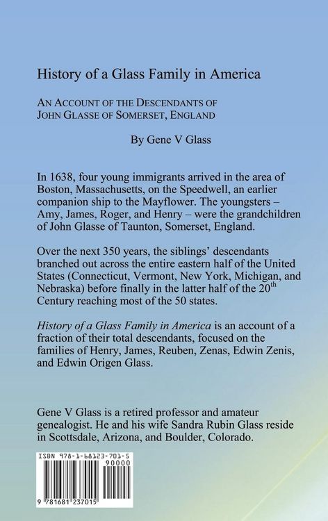 Produktbild: History of a Glass Family in America (HC)