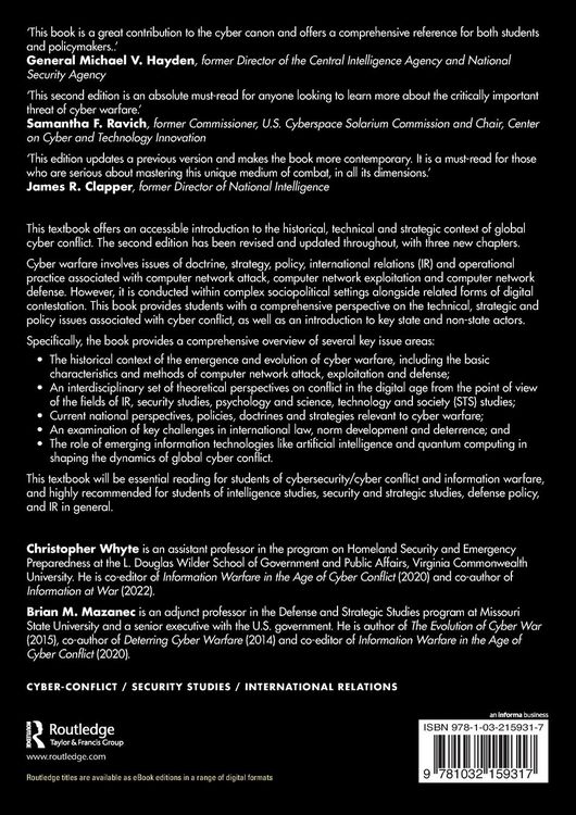 Produktbild: Understanding Cyber-Warfare