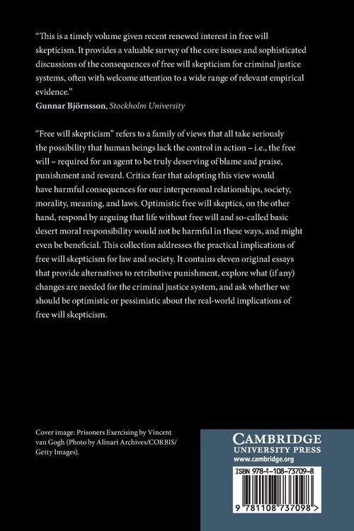 Produktbild: Free Will Skepticism in Law and Society