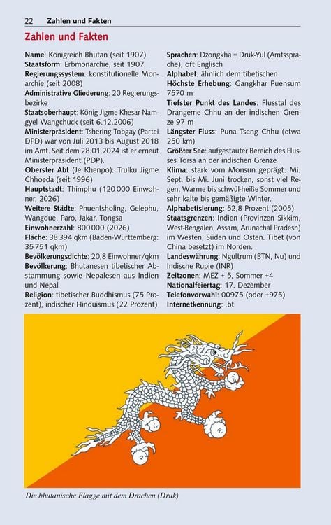 Produktbild: TRESCHER Reisef&uuml;hrer Bhutan