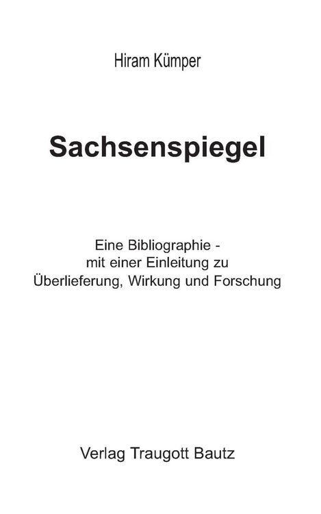 Produktbild: Sachsenspiegel