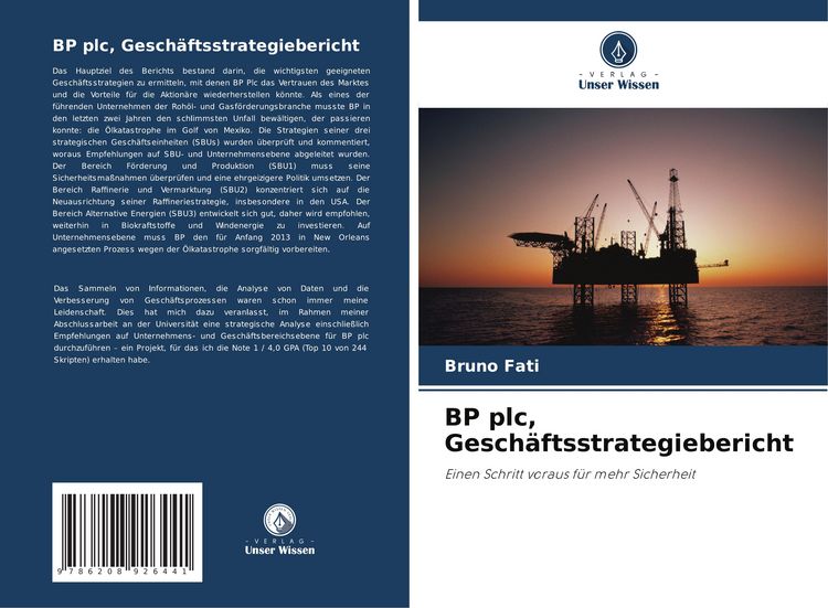 Produktbild: BP plc, Gesch&auml;ftsstrategiebericht