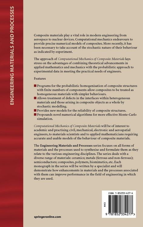Produktbild: Computational Mechanics of Composite Materials