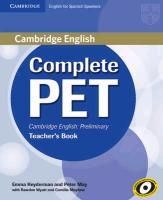 Produktbild: Wyatt, R: Complete PET for spanish speakers. Teacher's book