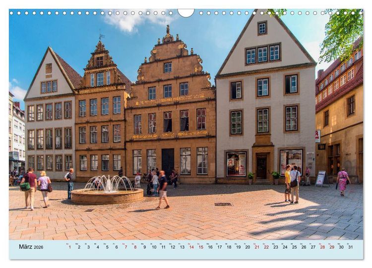 Produktbild: Bielefeld - Die freundliche Stadt am Teutoburger Wald (Wandkalender 2026 DIN A3 quer), CALVENDO Monatskalender