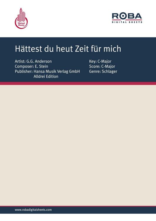 Produktbild: H&auml;ttest du heut Zeit f&uuml;r mich