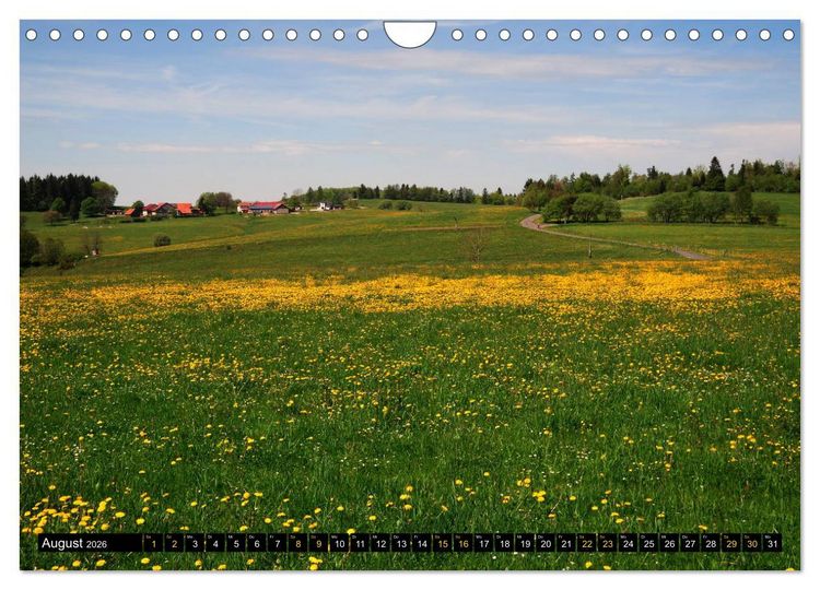 Produktbild: Rh&ouml;ner Impressionen (Wandkalender 2026 DIN A4 quer), CALVENDO Monatskalender