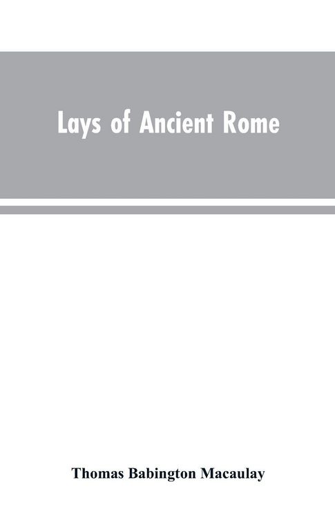 Produktbild: Lays of Ancient Rome