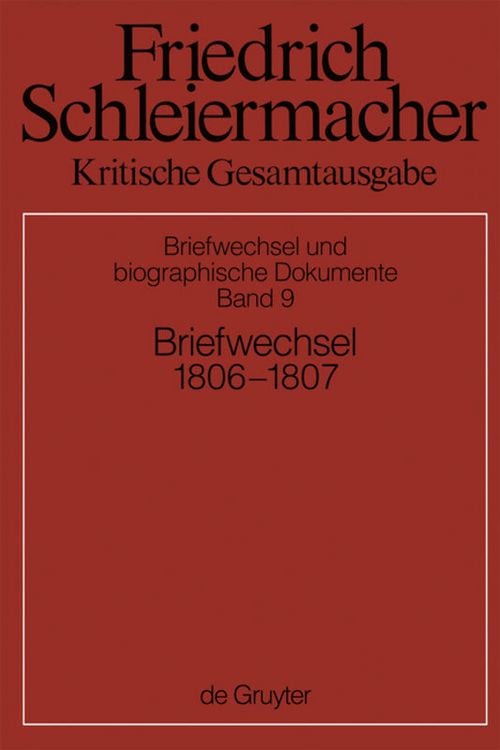Produktbild: Briefwechsel 1806-1807