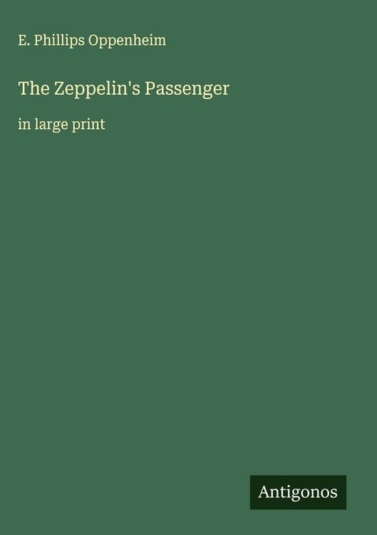 Produktbild: The Zeppelin's Passenger