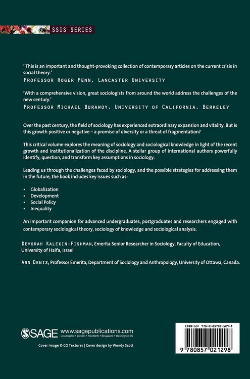 Produktbild: The Shape of Sociology for the 21st Century
