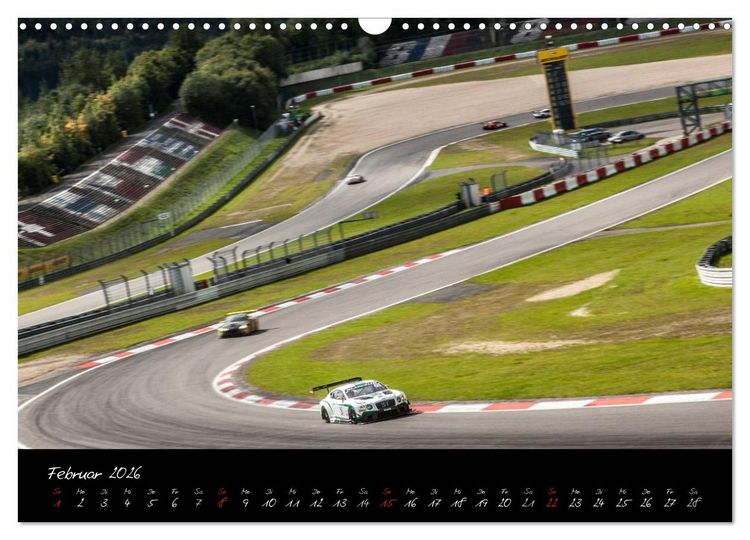 Produktbild: EMOTIONS ON THE GRID - Blancpain Endurance Series N&uuml;rburgring (Wandkalender 2026 DIN A3 quer), CALVENDO Monatskalender