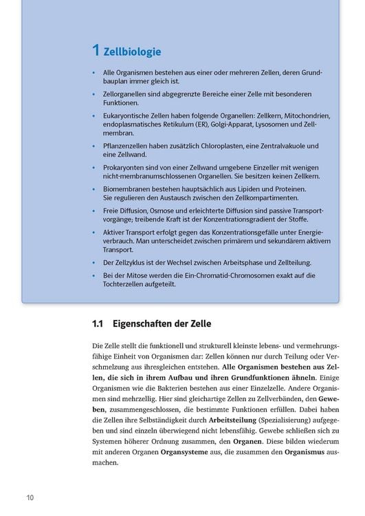 Produktbild: Klett Sicher im Abi Oberstufen-Wissen Biologie