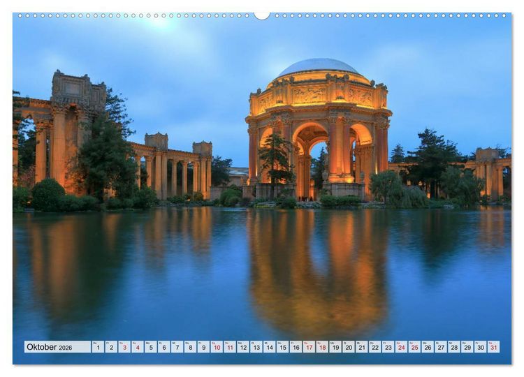 Produktbild: San Francisco - City on the Bay (hochwertiger Premium Wandkalender 2026 DIN A2 quer), Kunstdruck in Hochglanz