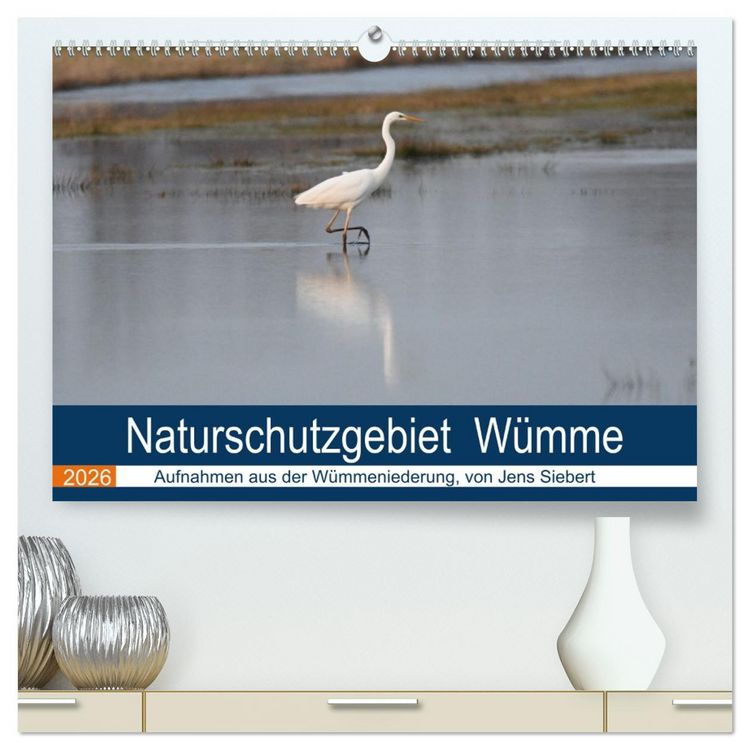 Produktbild: Naturschutzgebiet W&uuml;mme (hochwertiger Premium Wandkalender 2026 DIN A2 quer), Kunstdruck in Hochglanz