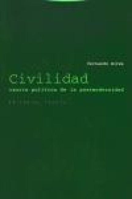 Produktbild: Civilidad : teor&iacute;a pol&iacute;tica de la postmodernidad