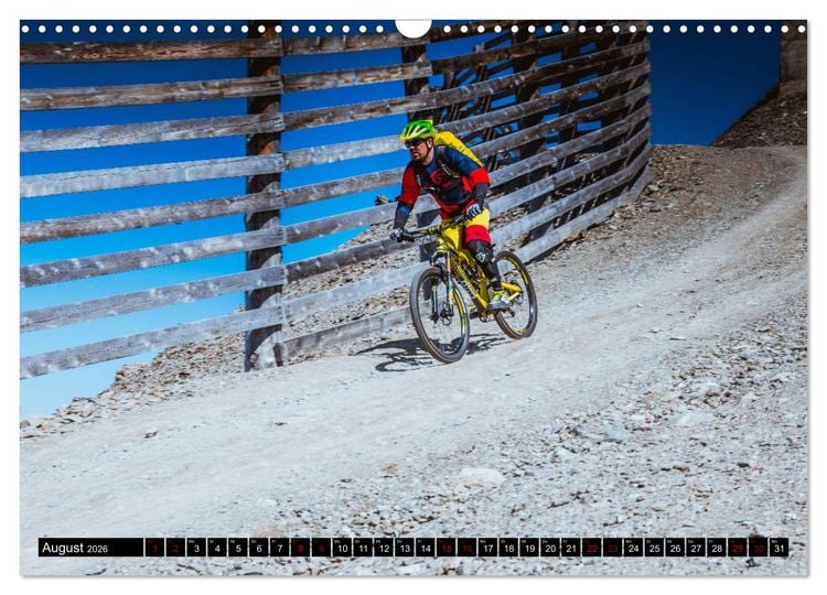 Produktbild: Downhill Action (Wandkalender 2026 DIN A3 quer), CALVENDO Monatskalender