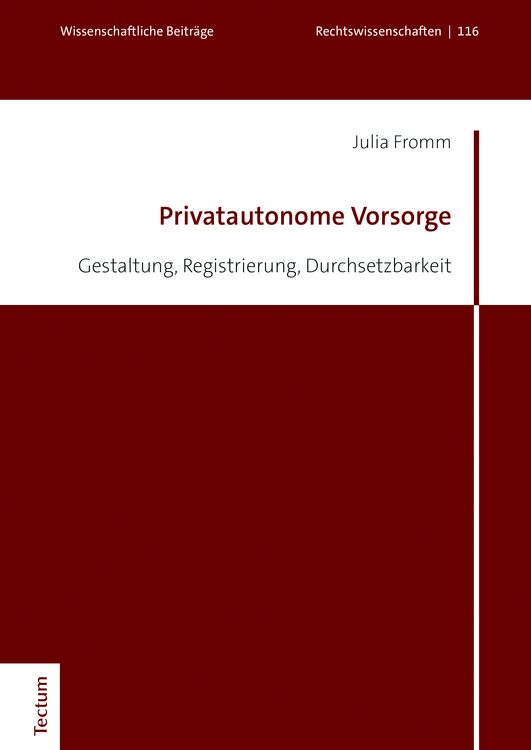 Produktbild: Privatautonome Vorsorge