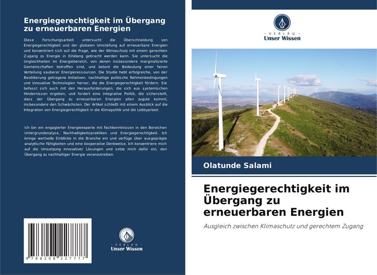 Produktbild: Energiegerechtigkeit im &Uuml;bergang zu erneuerbaren Energien