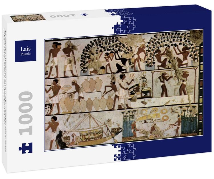 Produktbild: Lais Puzzle &Auml;gyptischer Maler um 1500 v. Chr. - Grabkammer eines Unbekannten, Szenen der Wandgestaltung 1000 Teile