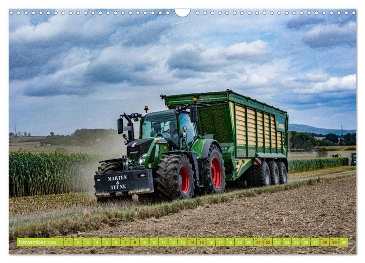 Produktbild: Landwirtschaft - Maisernte (Wandkalender 2026 DIN A3 quer), CALVENDO Monatskalender