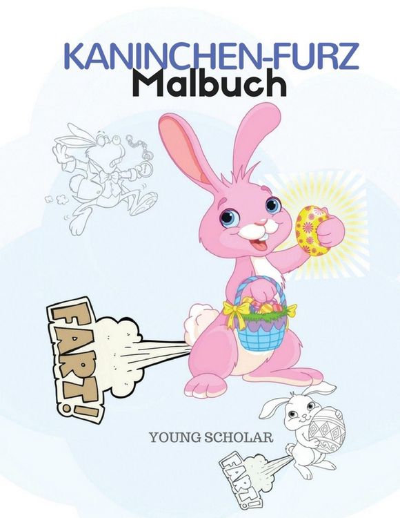 Produktbild: Kaninchen-Furz-Malbuch