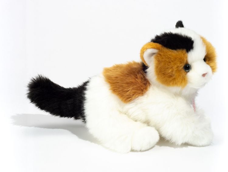 Produktbild: Teddy Hermann 90698 - Gl&uuml;ckskatze, Stofftier, Pl&uuml;schtier, 24 cm