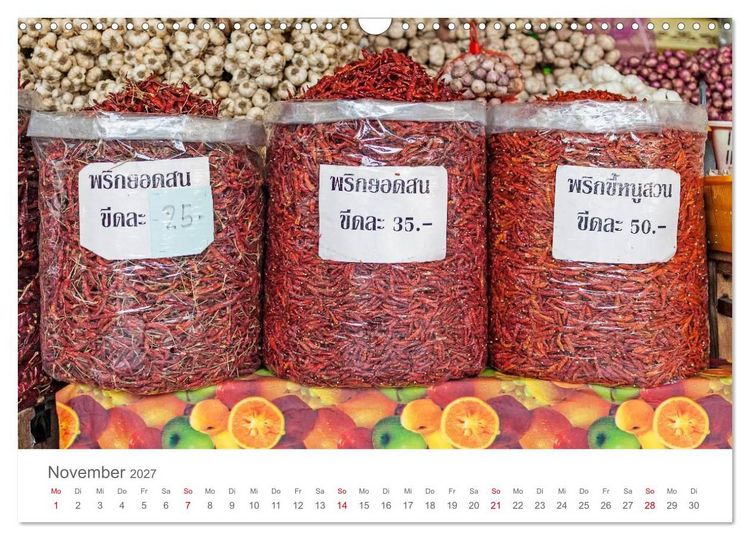 Produktbild: M&auml;rkte in S&uuml;dostasien (Wandkalender 2027 DIN A3 quer), CALVENDO Monatskalender