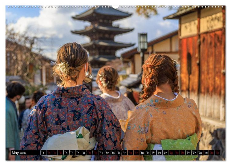 Produktbild: Japan - between tradition and modernity (High Quality Premium Wall Calendar 2026 DIN A2 landscape),CALVENDO 12 Month Wall Calendar
