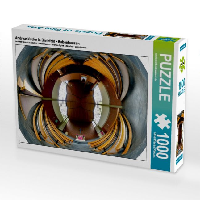 Produktbild: CALVENDO Puzzle Andreaskirche in Bielefeld - Babenhausen | 1000 Teile Lege-Gr&ouml;&szlig;e 64x48cm Foto-Puzzle f&uuml;r gl&uuml;ckliche Stunden