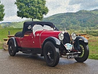 Produktbild: CALVENDO Puzzle Bugatti Typ 44 Cabrio | 1000 Teile Lege-Gr&ouml;&szlig;e 64x48cm Foto-Puzzle f&uuml;r gl&uuml;ckliche Stunden