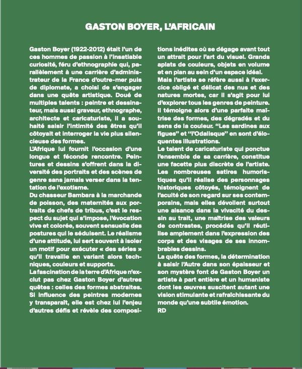 Produktbild: Gaston boyer l'africain