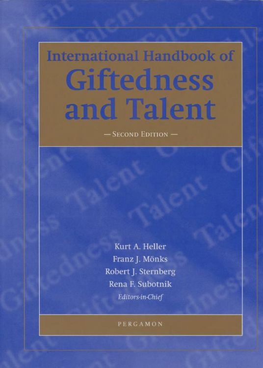 Produktbild: International Handbook of Giftedness and Talent
