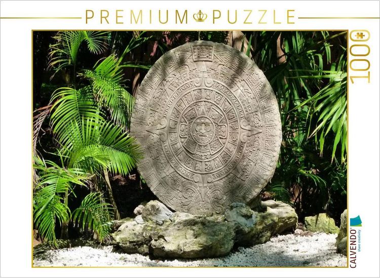 Produktbild: CALVENDO Puzzle Der Maya-Kalender | 1000 Teile Lege-Gr&ouml;&szlig;e 64x48cm Foto-Puzzle f&uuml;r gl&uuml;ckliche Stunden