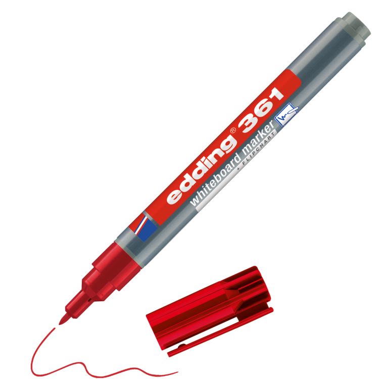 Produktbild: edding 361 Whiteboardmarker rot