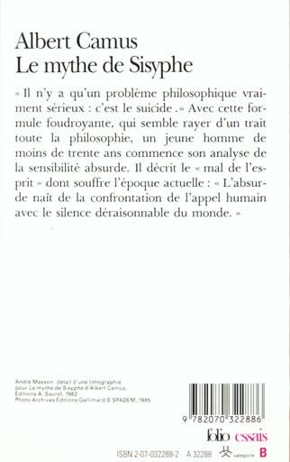 Produktbild: Le mythe de Sisyphe