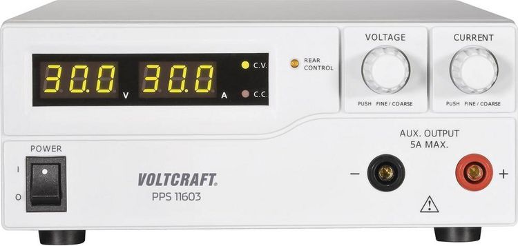 Produktbild: VOLTCRAFT PPS-11603 Labornetzger&auml;t, einstellbar 1 - 60 V/DC 0 - 2.5 A 160 W USB, Remote programmierbar Anzahl Ausg&auml;nge 2 x