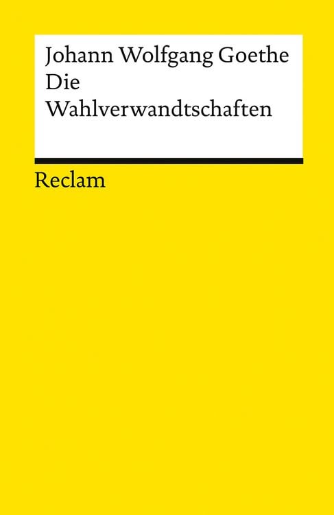 Produktbild: Die Wahlverwandtschaften